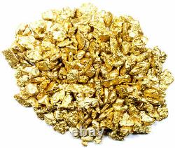 10.000 Grams Alaskan Yukon Bc Natural Pure Gold Nuggets #8 Mesh Free Shipping