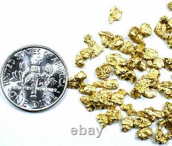 10.000 Grams Alaskan Yukon Bc Natural Pure Gold Nuggets #8 Mesh Free Shipping