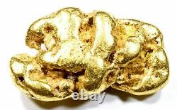 10.683 Grams Alaskan Yukon Natural Pure Gold Nugget Genuine (#n913) B Grade