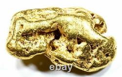 10.683 Grams Alaskan Yukon Natural Pure Gold Nugget Genuine (#n913) B Grade