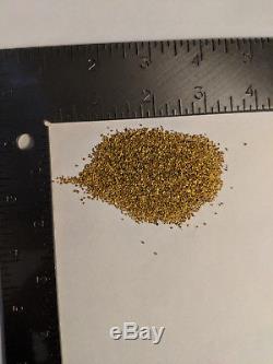 10.962 Grams Yukon Gold Placer Nuggets Size 28 Mesh Natural Gold Nuggets