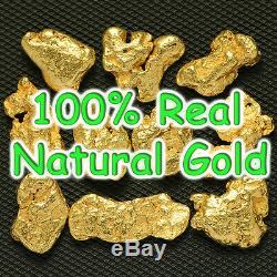 10 pcs Alaska Natural Placer Gold Alaskan Gold TVs Gold Rush (#10GTC4-6)