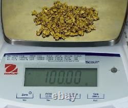 100 Grams Natural Gold Nugget Australian. 10-1.99 Gram Rare Lot