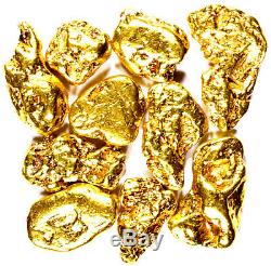 1000 Piece Lot Alaskan Yukon Bc Natural Pure Gold Nuggets Free Shipping (#l250)