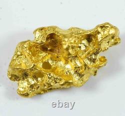 #1001 Natural Gold Nugget Australian 2.92 Grams Genuine
