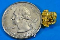 #1012 Australian Natural Gold Nugget 3.15 Grams Genuine