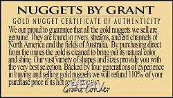 #1012 Australian Natural Gold Nugget 3.15 Grams Genuine