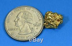 #1024 Australian Natural Gold Nugget 4.32 Grams Genuine