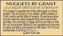 #1024 Australian Natural Gold Nugget 4.32 Grams Genuine