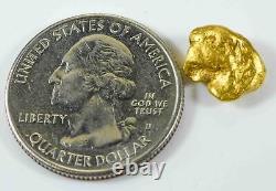 #1024 Natural Gold Nugget Australian 3.47 Grams Genuine