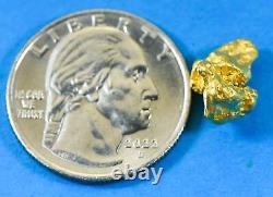 #1045 Natural Gold Nugget Australian 4.14 Grams Genuine