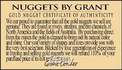 #1047 Australian Natural Gold Nugget 3.26 Grams Genuine