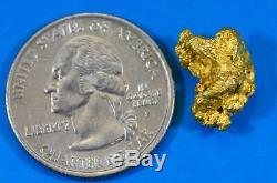#1072 Australian Natural Gold Nugget 4.44 Grams Genuine