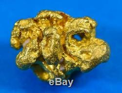 #1074 Australian Natural Gold Nugget 3.50 Grams Genuine