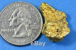 #1087 Large Natural Gold Nugget Australian 13.75 Grams Genuine