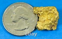 #1093 Natural Gold Nugget Australian 9.71 Grams Genuine