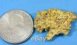 #1095 Natural Gold Nugget Australian 17.72 Grams Genuine