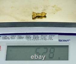 #1095 Natural Gold Nugget Australian 5.28 Grams Genuine