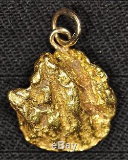 10k Yellow Gold Natural Nugget Pendant Gently Used J-25A