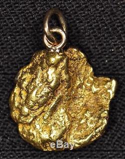 10k Yellow Gold Natural Nugget Pendant Gently Used J-25A