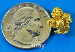 #1105 Natural Gold Nugget Australian 6.07 Grams Genuine