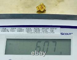 #1105 Natural Gold Nugget Australian 6.07 Grams Genuine