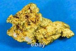 #1111 Natural Gold Nugget Australian 12.93 Grams Genuine