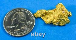 #1111 Natural Gold Nugget Australian 12.93 Grams Genuine