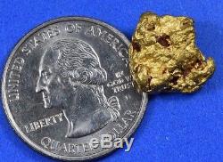 #1115 Large Natural Gold Nugget Australian 5.74 Grams Genuine
