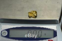 #1118 Large Natural Gold Nugget Australian 9.00 Grams Genuine