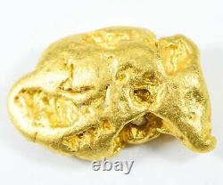 #1121 Natural Gold Nugget Australian 7.66 Grams Genuine