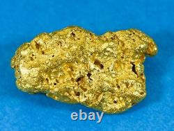 #1141 Natural Gold Nugget Australian 12.35 Grams Genuine