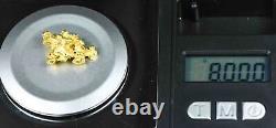 #1148 Natural Gold Nugget Australian 8.00 Grams Genuine