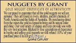 #1162 Large Natural Gold Nugget Australian 5.13 Grams Genuine