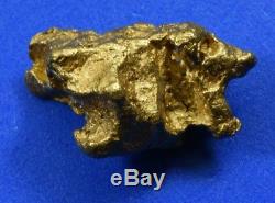 #1163 Large Natural Gold Nugget Australian 18.40Grams Genuine