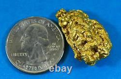 #1163 Natural Gold Nugget Australian 18.04 Grams Genuine