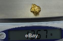 #1169 Large Natural Gold Nugget Australian 13.67 Grams Genuine