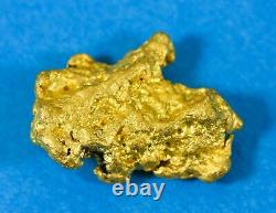 #1171 Natural Gold Nugget Australian 7.62 Grams Genuine