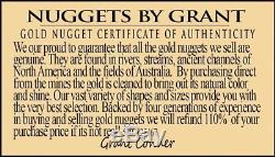 #1199 Large Natural Gold Nugget Australian 10.72 Grams Genuine
