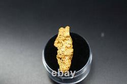 12.3 Gram Gold Nugget Pendant Piece Australian Natural Golden Triangle Talbot