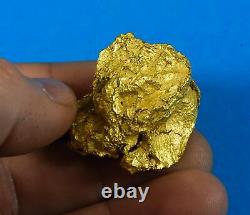 #1201 Large Natural Gold Nugget Australian 32.64 Grams Very Rare