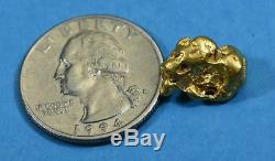 #1206 Large Natural Gold Nugget Australian 5.52 Grams Genuine