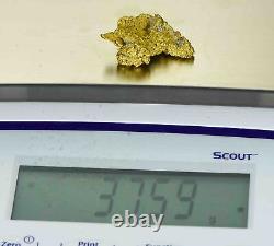 #1219 Natural Gold Nugget Australian 37.59 Grams Genuine
