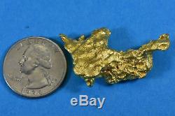 #1225 Large Natural Gold Nugget Australian 36.96 Grams Genuine