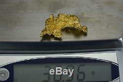 #1225 Large Natural Gold Nugget Australian 36.96 Grams Genuine