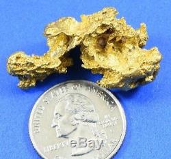 #1228 Large Natural Gold Nugget Australian 29.96 Grams Genuine