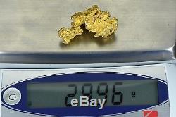 #1228 Large Natural Gold Nugget Australian 29.96 Grams Genuine