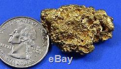 #1233 Large Natural Gold Nugget Australian 27.82 Grams Genuine
