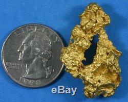 #1243 Large Natural Gold Nugget Australian 26.33 Grams Genuine