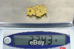 #1246 Large Natural Gold Nugget Australian 22.43 Grams Genuine